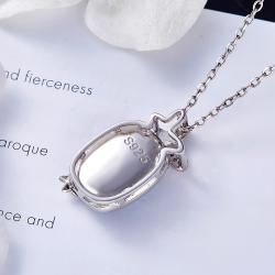 گردنبند نقره سواروسکی - کد C-N017