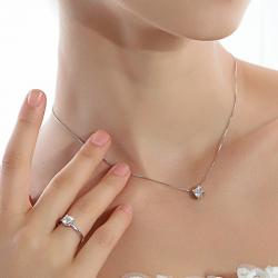 ست نقره سواروسکی - کد SER010