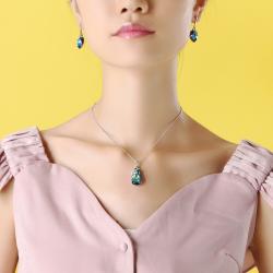 گردنبند نقره سواروسکی کد N001