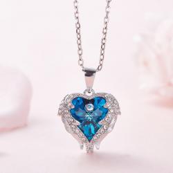گردنبند نقره سواروسکی کد CN001