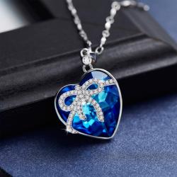 گردنبند نقره سواروسکی کد CN002