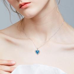 گردنبند نقره سواروسکی کد CN001