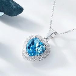 گردنبند نقره سواروسکی - کد C-N022