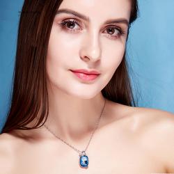 گردنبند نقره سواروسکی - کد C-N017