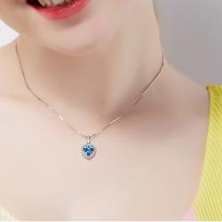 گردنبند نقره سواروسکی - کد C-N022
